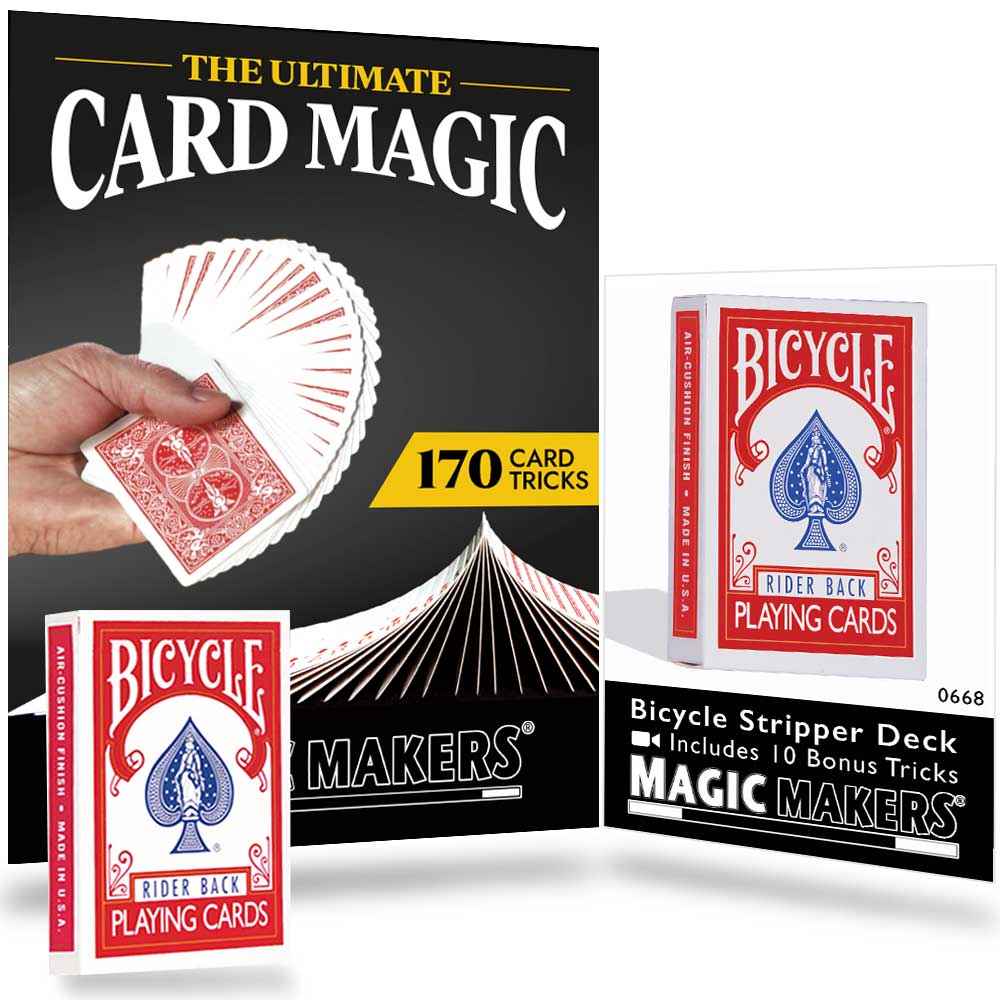 Ultimate Card Magic Tricks Kit - 170 Amazing Card Tricks - Big Tim's Magic Emporium