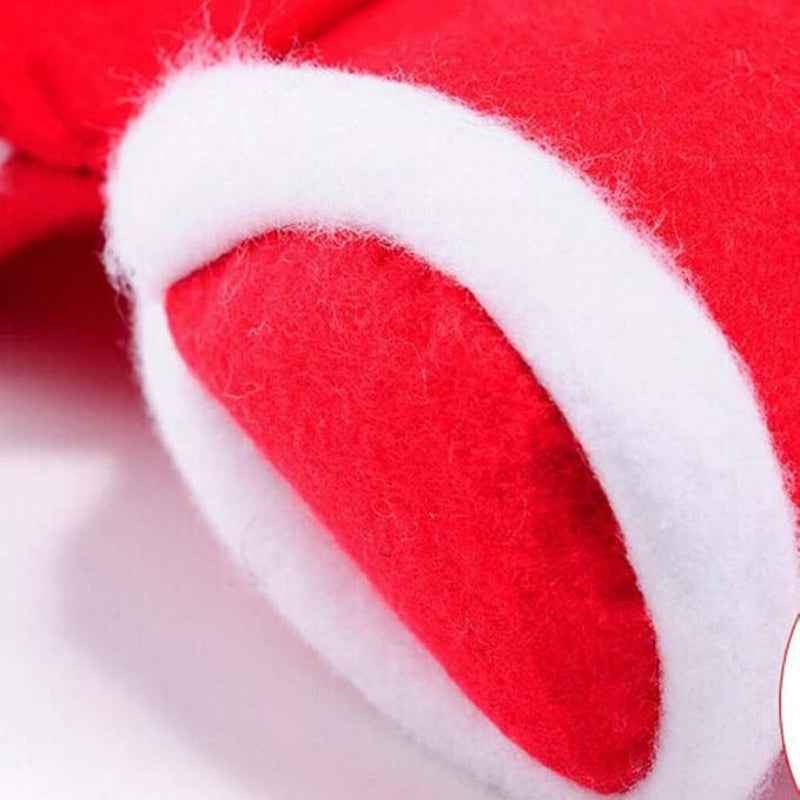 6PCS Santa Pants Christmas Candy Gift Bags - Fun and Festive Snack Pouches with Handles for Holiday Packaging