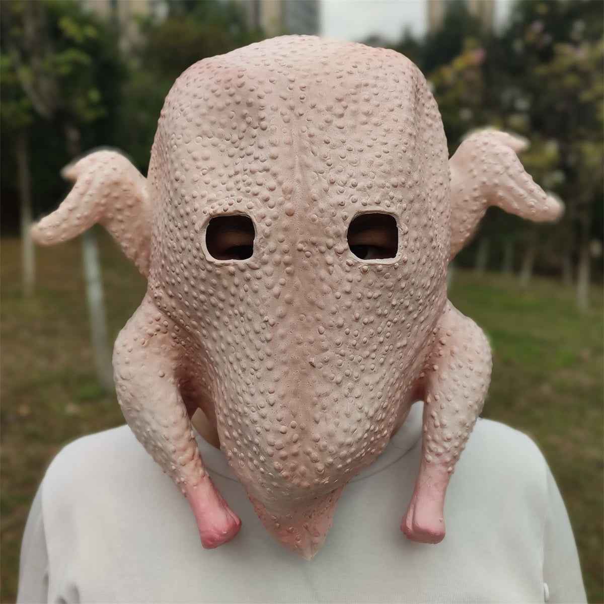 Realistic Chicken Mask - Full Head Latex Costume with Expressive Eyes And Beak, Lightweight And Durable for Halloween, Cosplay, Themed Parties - Suitable for Adults And Teens, a Funny Animal Mask (Easy to Wear), Exquisite Texture Design