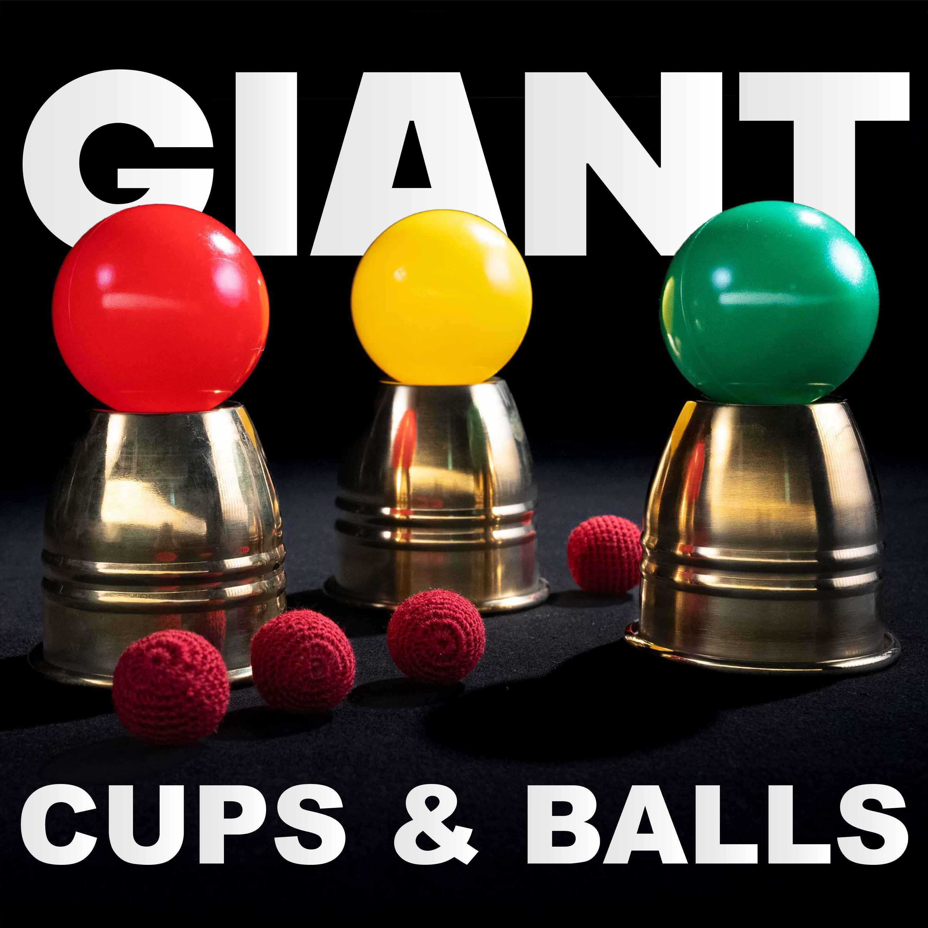 Giant Cups and Balls Magic Routine for Stunning Performances - Big Tim's Magic Emporium