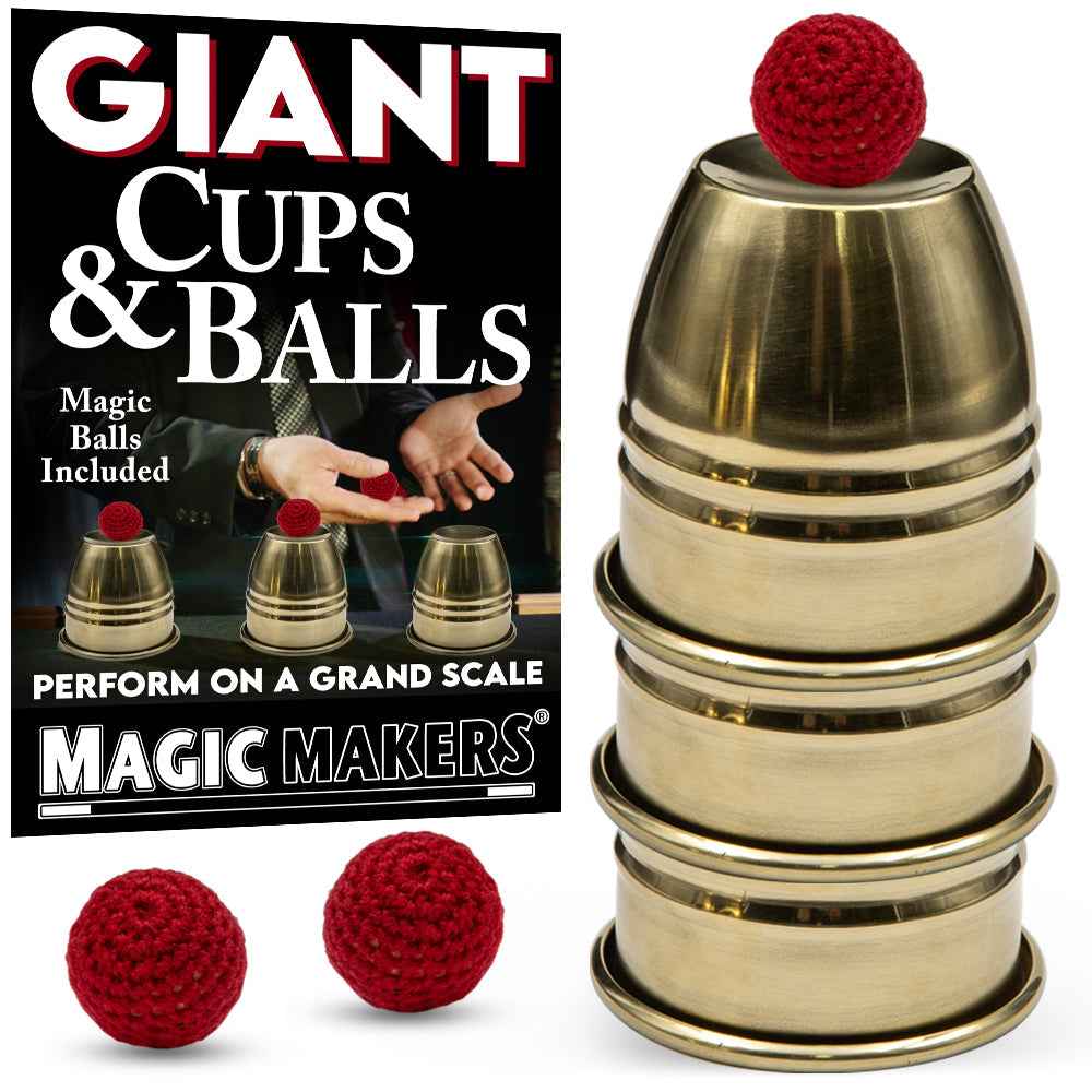 Giant Cups and Balls Magic Routine for Stunning Performances - Big Tim's Magic Emporium