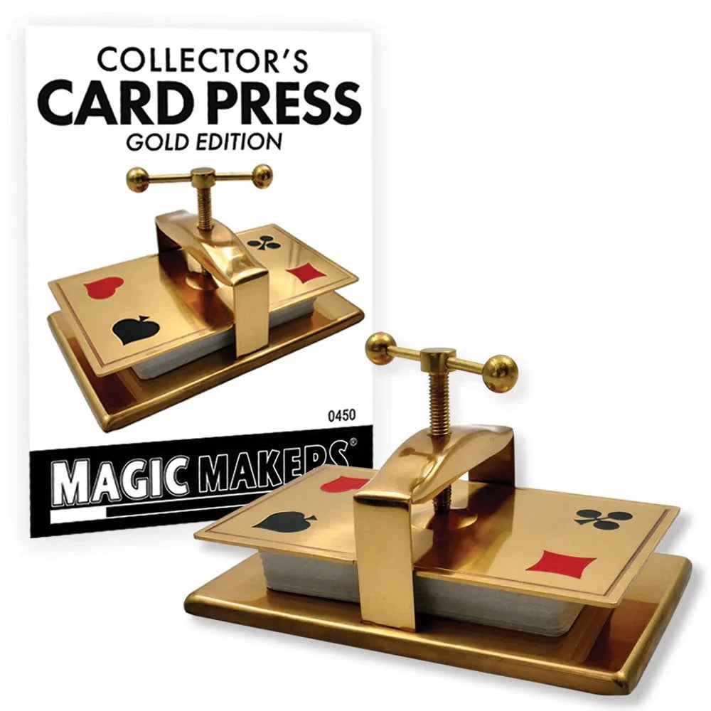 Collector's Card Press Gold Plated - Limited Edition - Big Tim's Magic Emporium