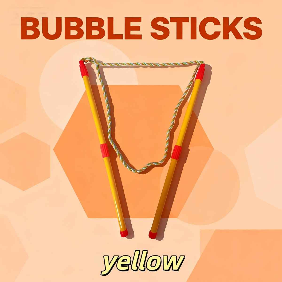 Bubble Rope, Double Rod Pull Rope Bubble Stick, Detachable, Bubble Circle Performance Toy, Bubble Blowing Tool, Suitable for Summer, Single or Multi-Person Outdoor Play Interaction, Suitable for Boys and Girls