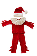 Red Holiday Elf Costume, Santa Costume by Band of the Wild