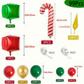 99pcs, Large Christmas Set Latex Mold Balloons Christmas Decorations Christmas Gift Christmas Photography Props Christmas Parent-Youngsters DIY Balloons, Used for Christmas Party Decoration, Suitable for Indoor/outdoor