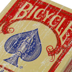 Faded Rider Back Red Bicycle Deck by Magic Makers