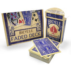 Faded Rider Back Blue Bicycle Deck by Magic Makers