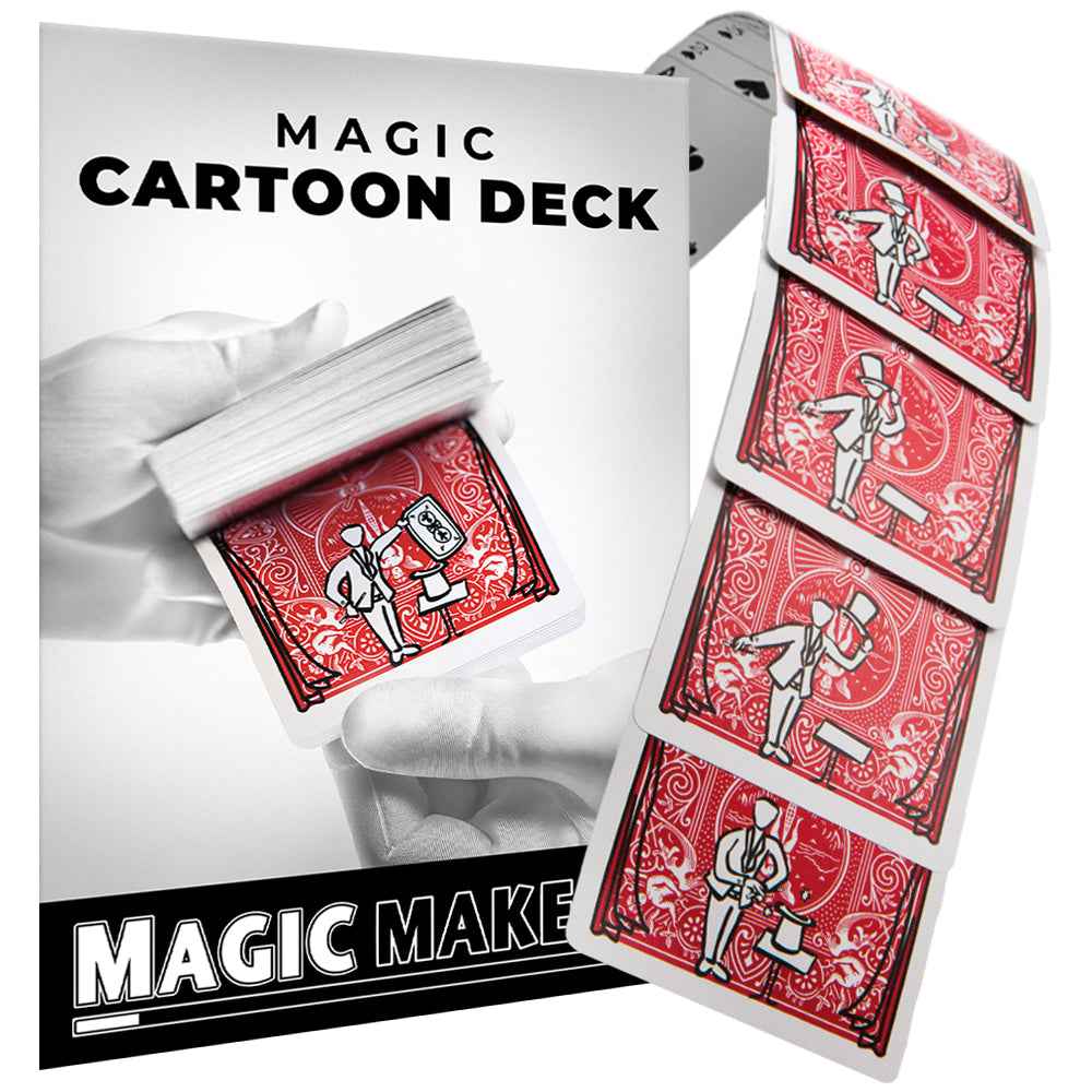 Magic Trick Cartoon Deck - Bicycle Back Limited Edition for Card Enthusiasts - Big Tim's Magic Emporium