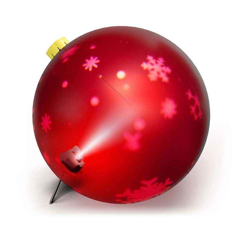 Christmas Ornaments 24-inch Inflatable Animated Ornament with Electric Pump Included for Indoor and Outdoor