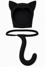Adult Black Cat Hat & Tail Set, Halloween Costume by Band of the Wild