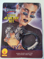 The Covenant: Gothic Nights Male Vampire 3 Piece Costume Jewelry Set by HalloweenStore.com