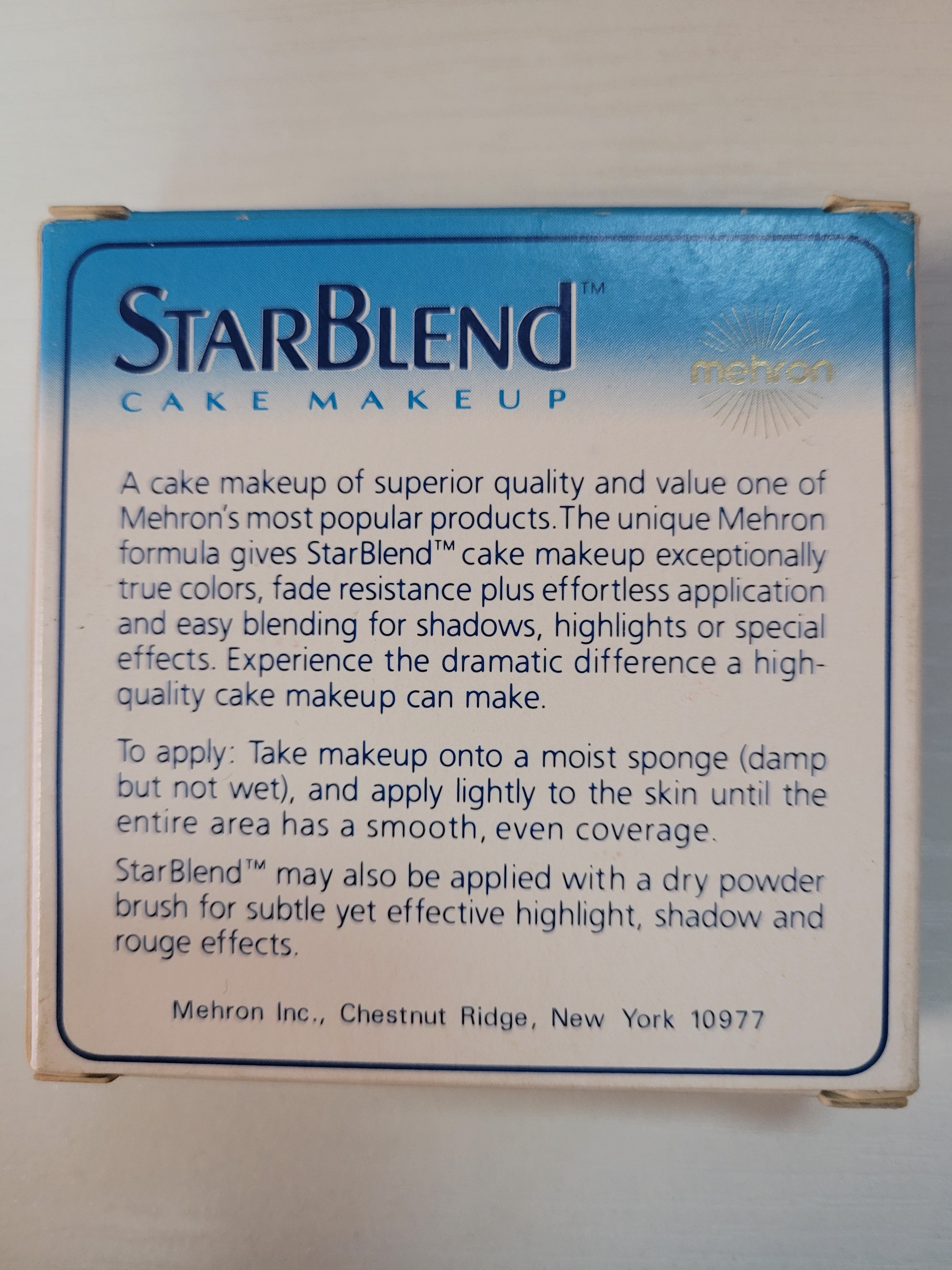 Dark Egyptian StarBlend Mehron Cake Makeup 2oz by HalloweenStore.com