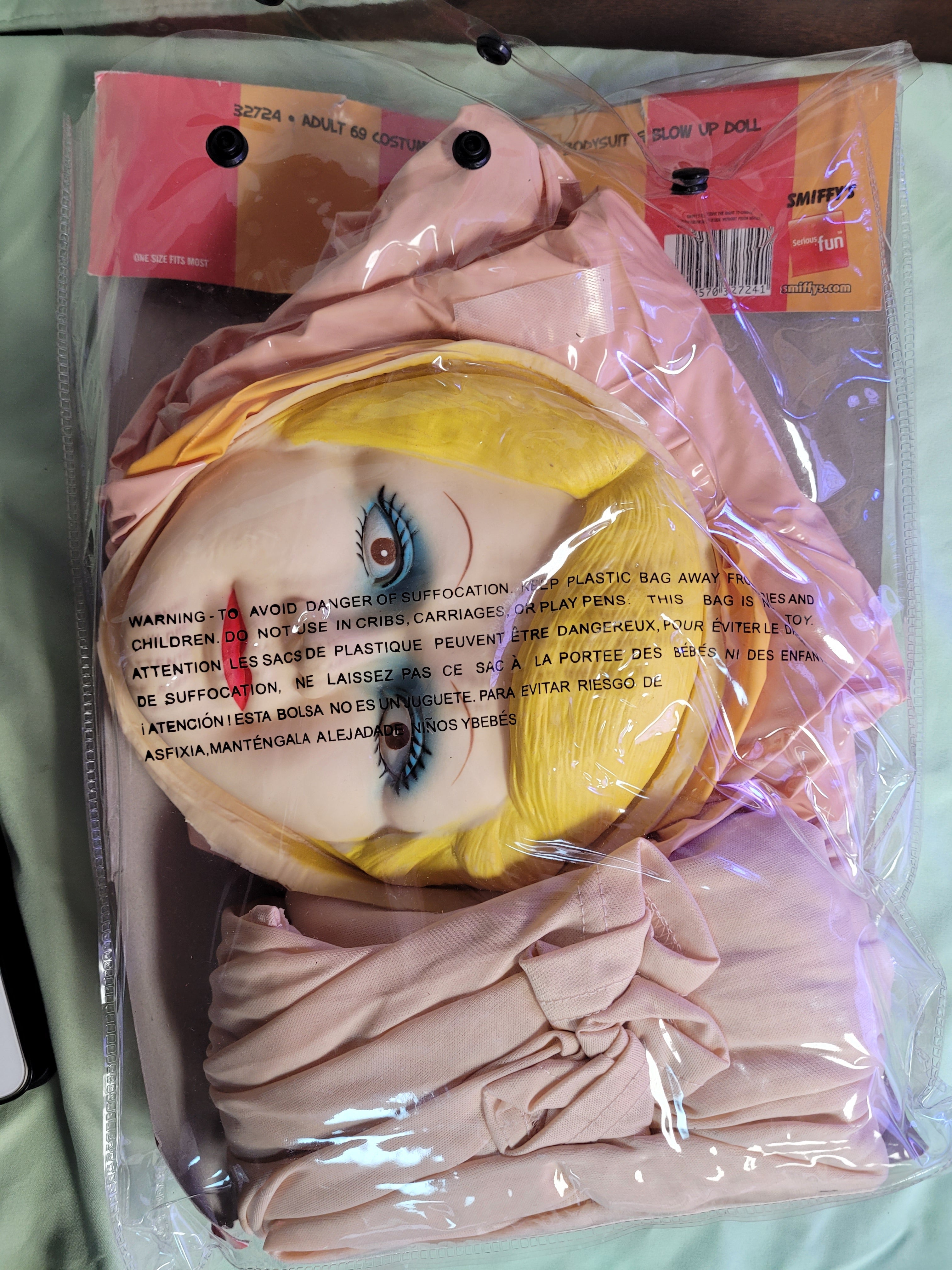 69 Bodysuit and Blow-up Doll Humorous Adult Standard by HalloweenStore.com