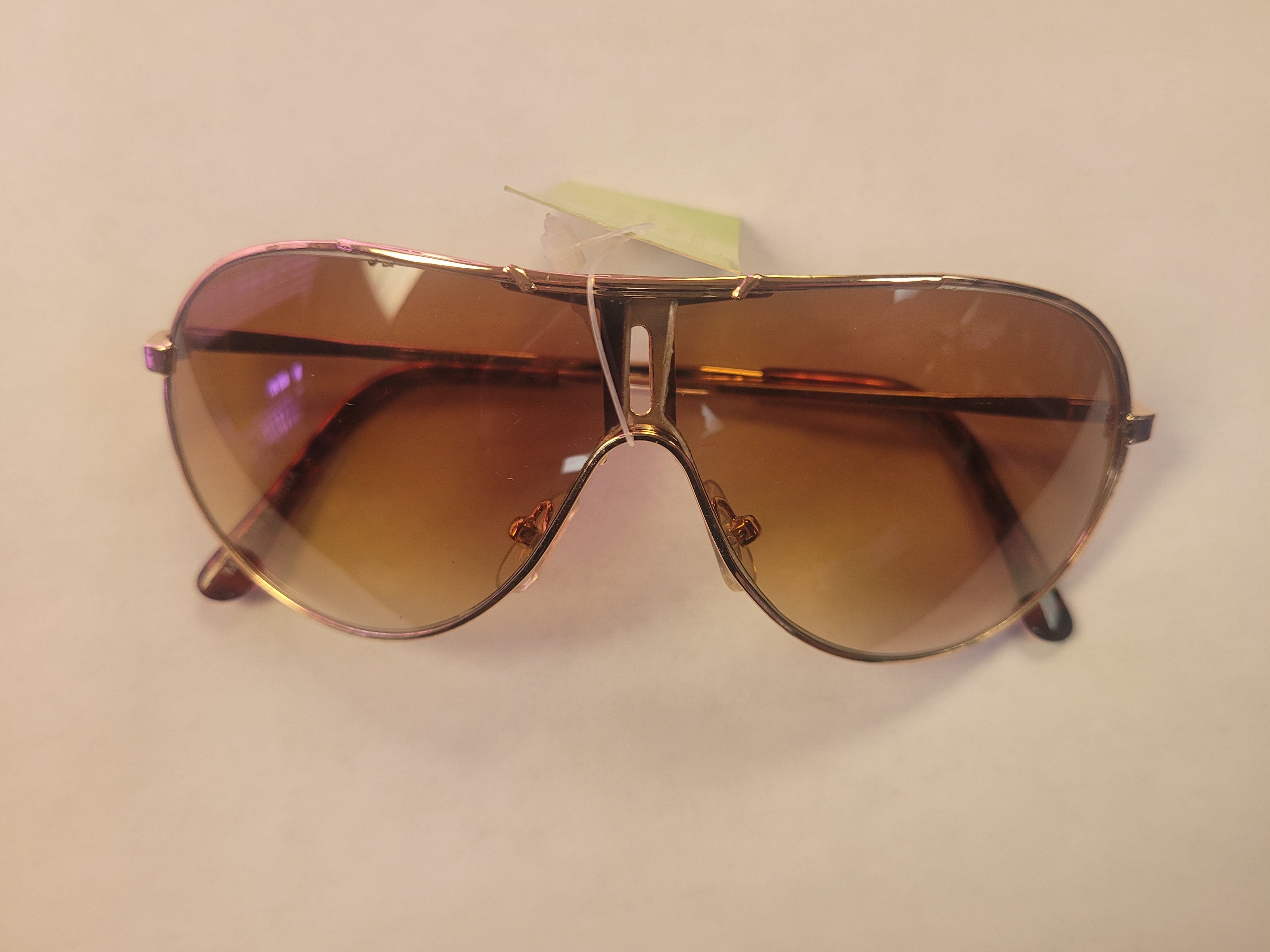 Aviator 80's Sunglasses with Gold Frame by HalloweenStore.com