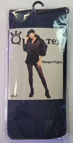 Opaque Navy Blue Tights Women's by HalloweenStore.com