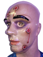 Plastic Wounded Face Bloody Masks by HalloweenStore.com