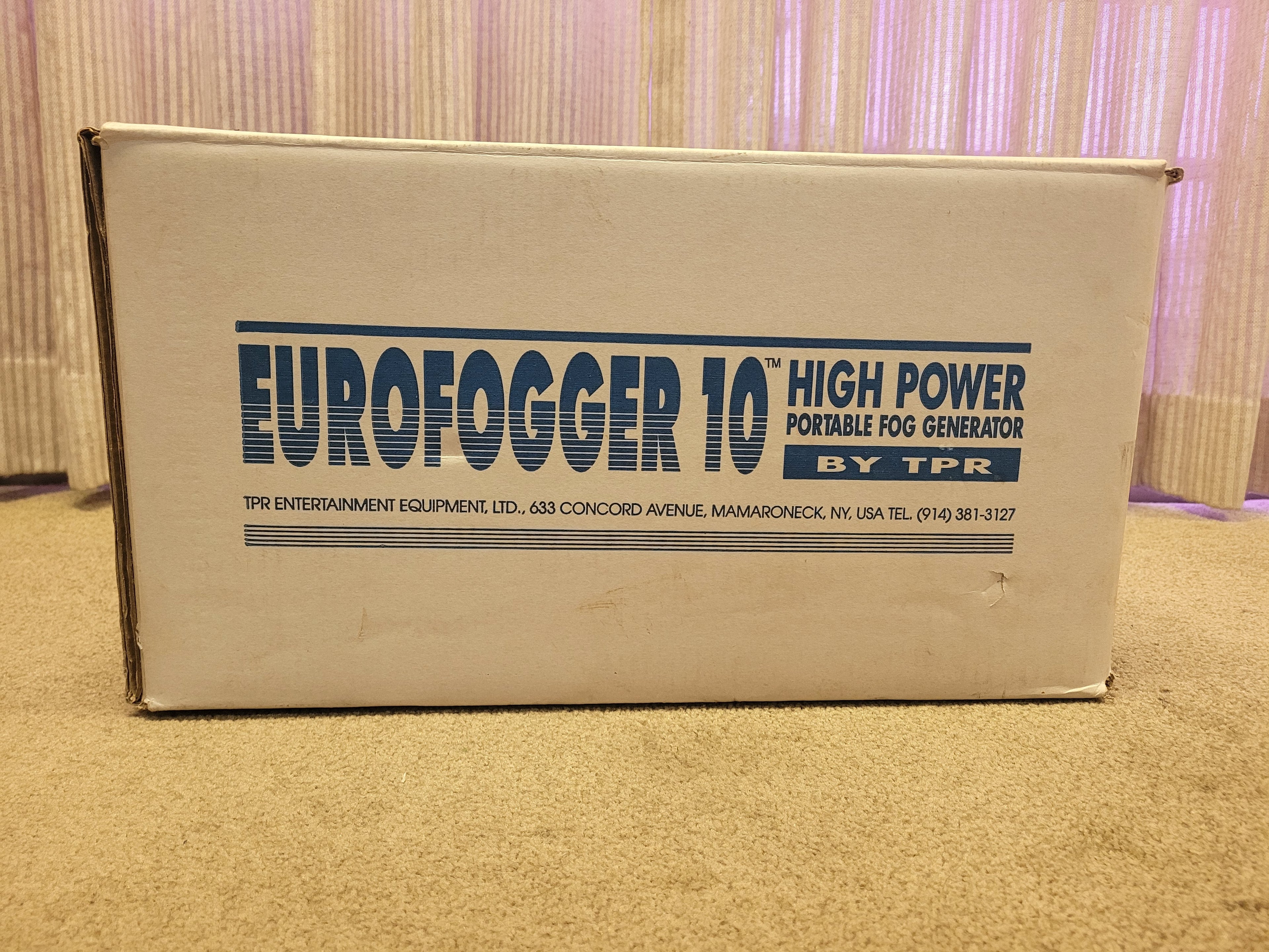 Eurofogger 10 High Power Portable Fog Generator Machine by TPR 120V by HalloweenStore.com
