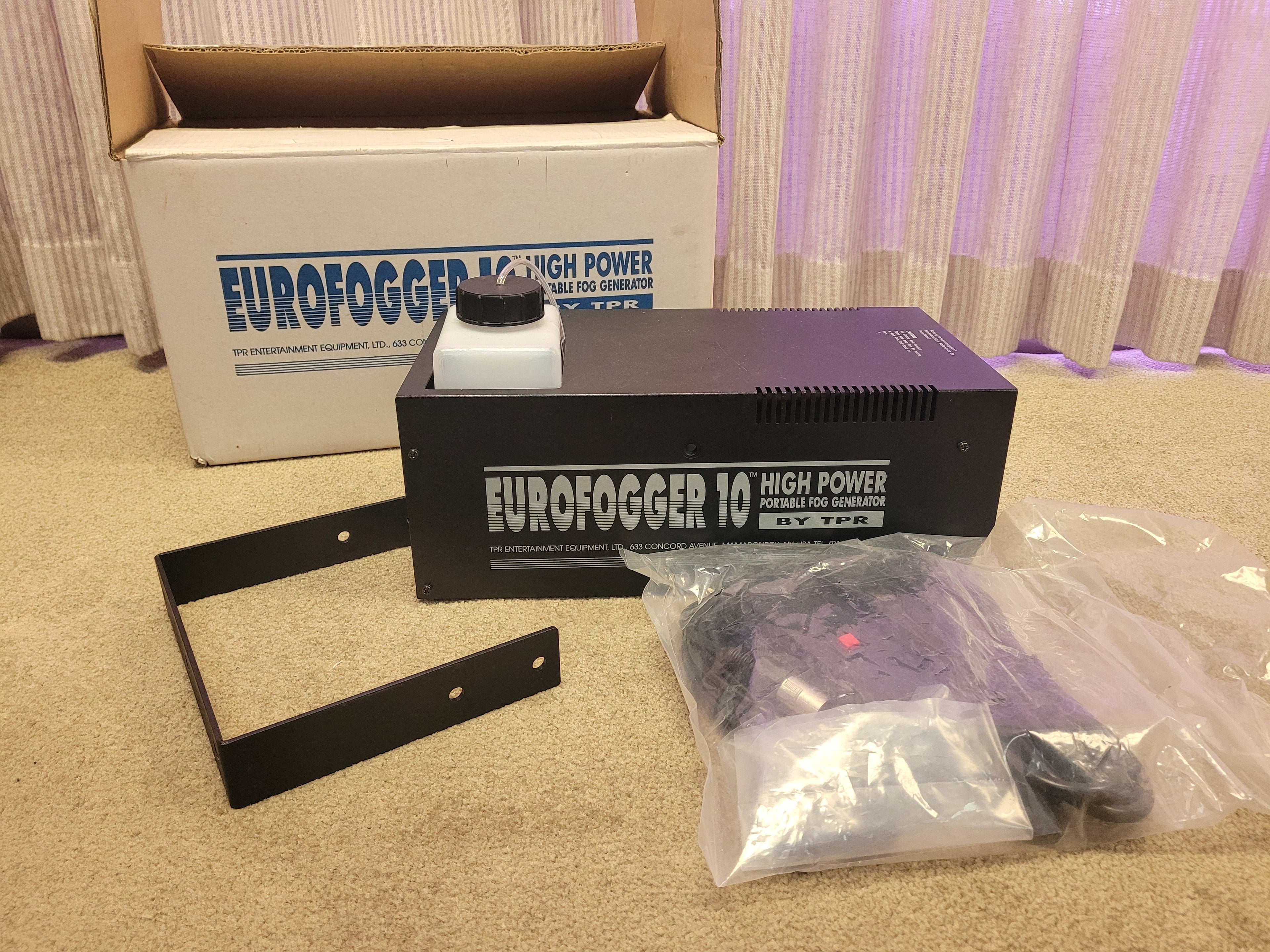 Eurofogger 10 High Power Portable Fog Generator Machine by TPR 120V by HalloweenStore.com