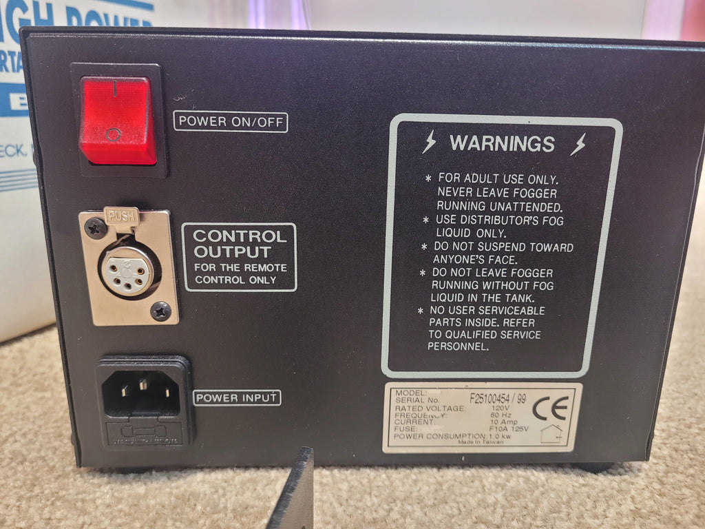 Eurofogger 10 High Power Portable Fog Generator Machine by TPR 120V by HalloweenStore.com