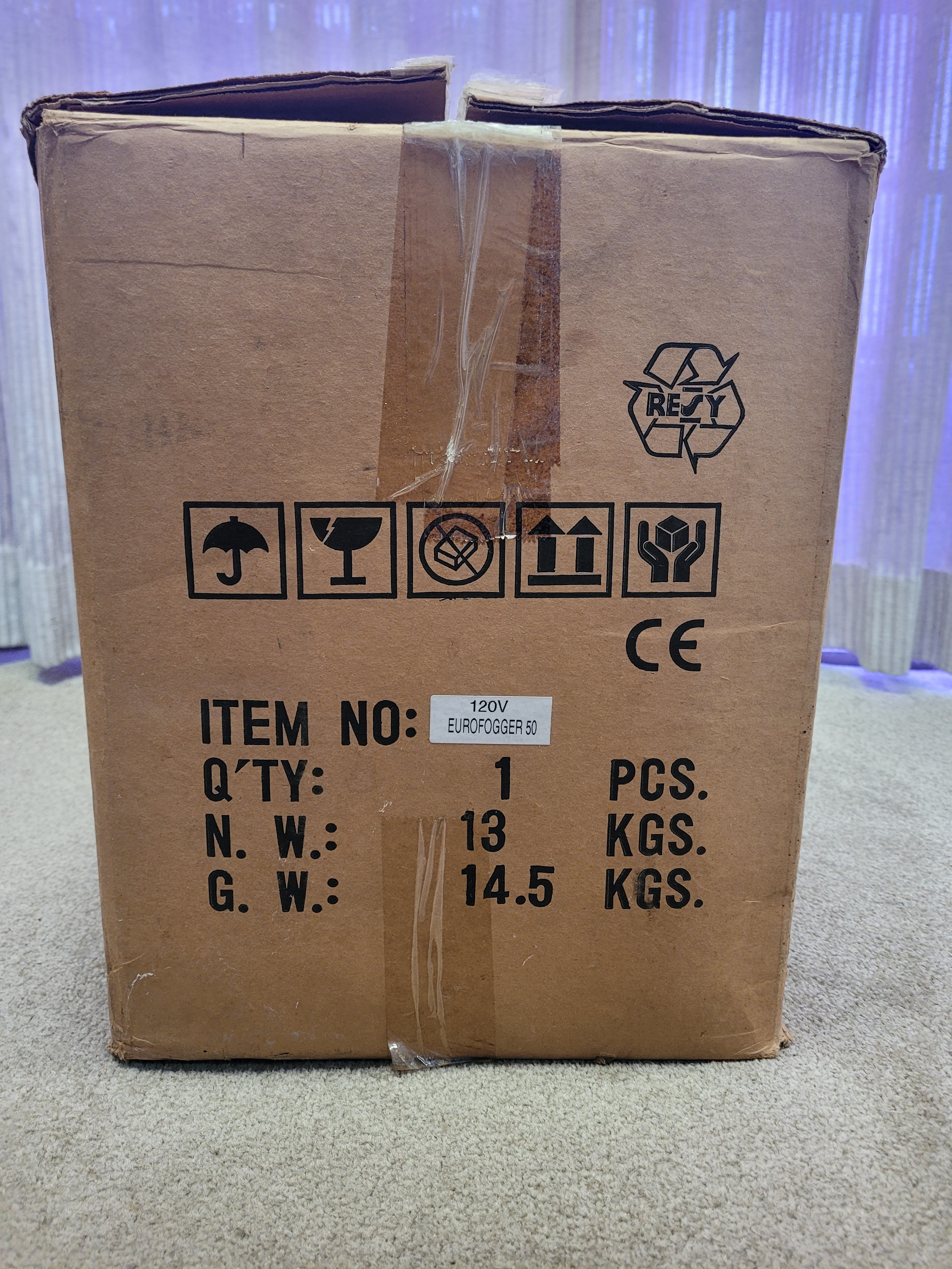 Eurofogger 50 High Power Portable Fog Generator Machine by TPR 120V by HalloweenStore.com