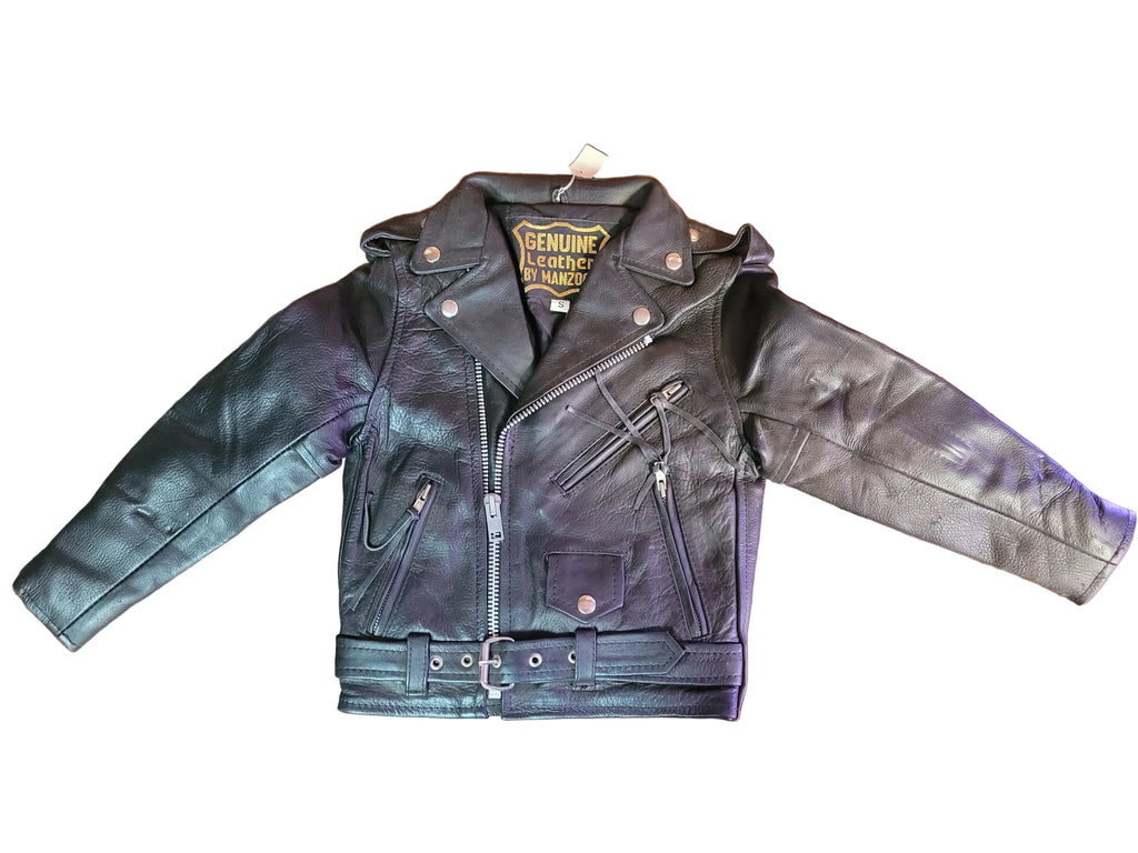 Genuine Leather Jacket Boys Small by HalloweenStore.com