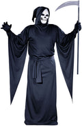 Grim Reaper Black Robe Plus Size Adult Costume XXL by HalloweenStore.com