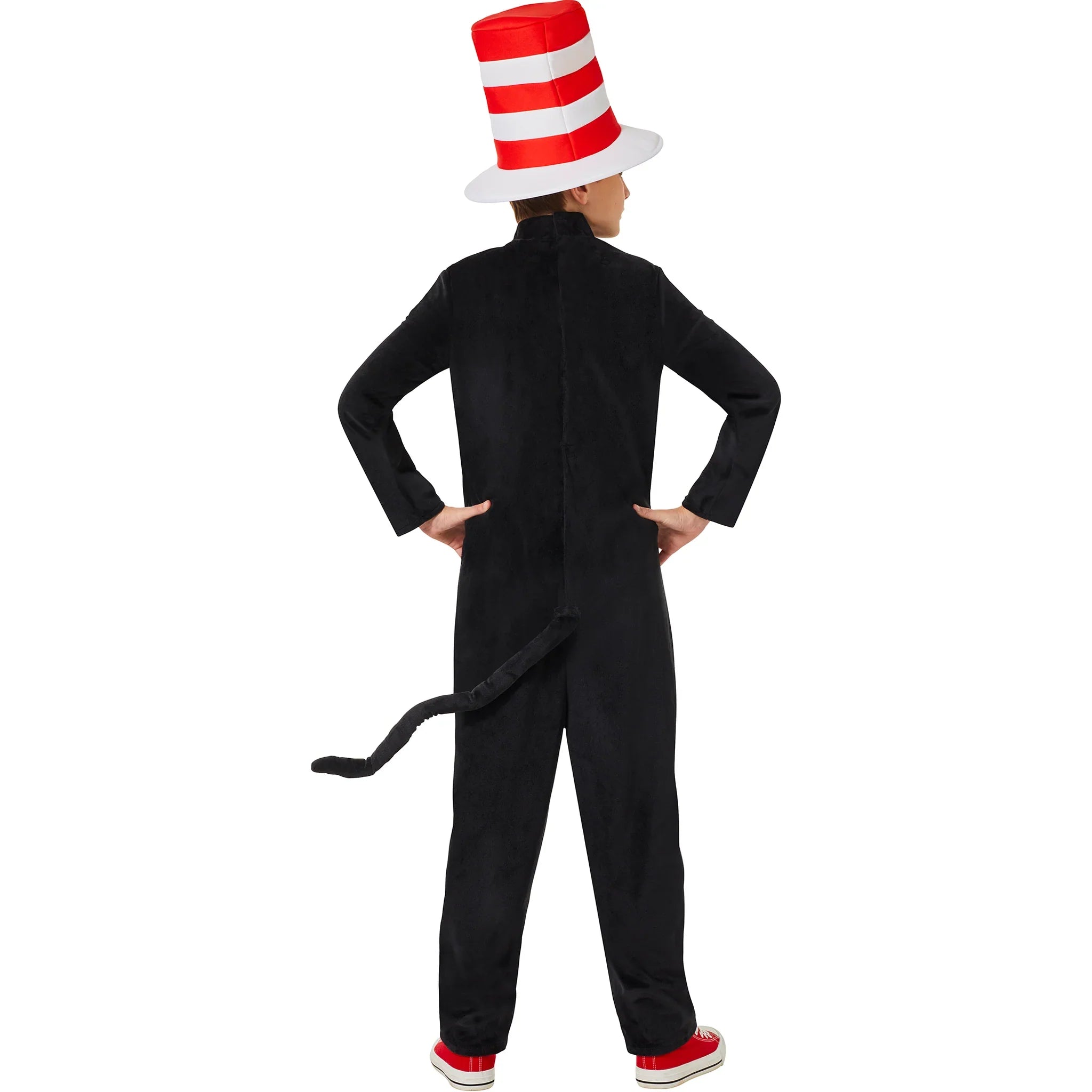 Dr. Seuss Kids Cat in the Hat Costume Jumpsuit by HalloweenStore.com