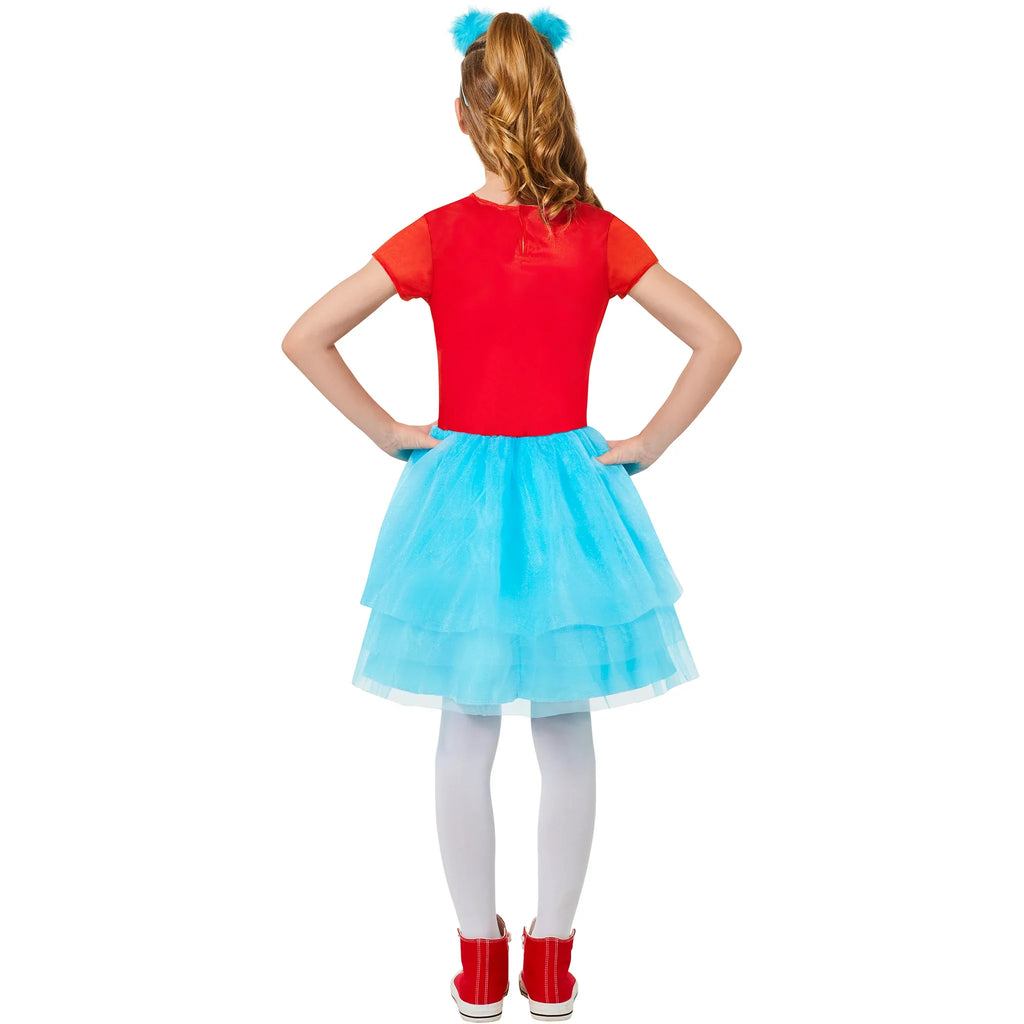 Dr. Seuss Girls Thing Dress Costume by HalloweenStore.com