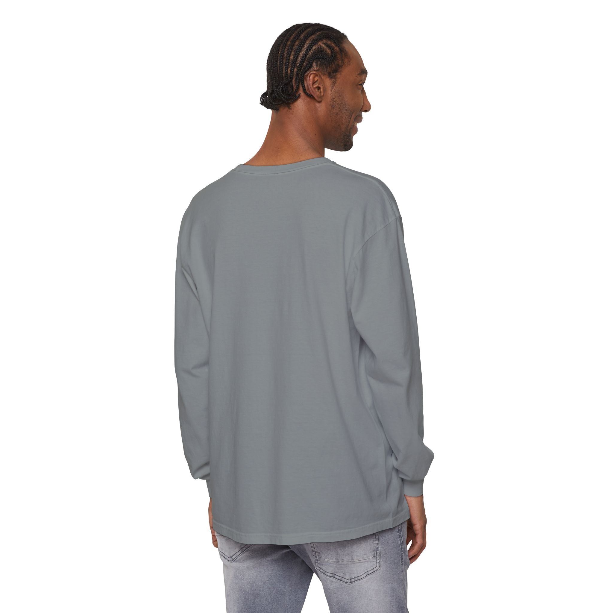 Halloween Magic Long Sleeve Tee — "No Bodies Required" Ghosts Design by Printify