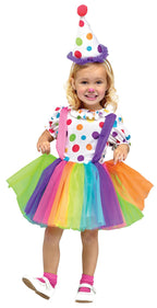 Fun World Girl's Big Top Fun Clown Child Costume by HalloweenStore.com