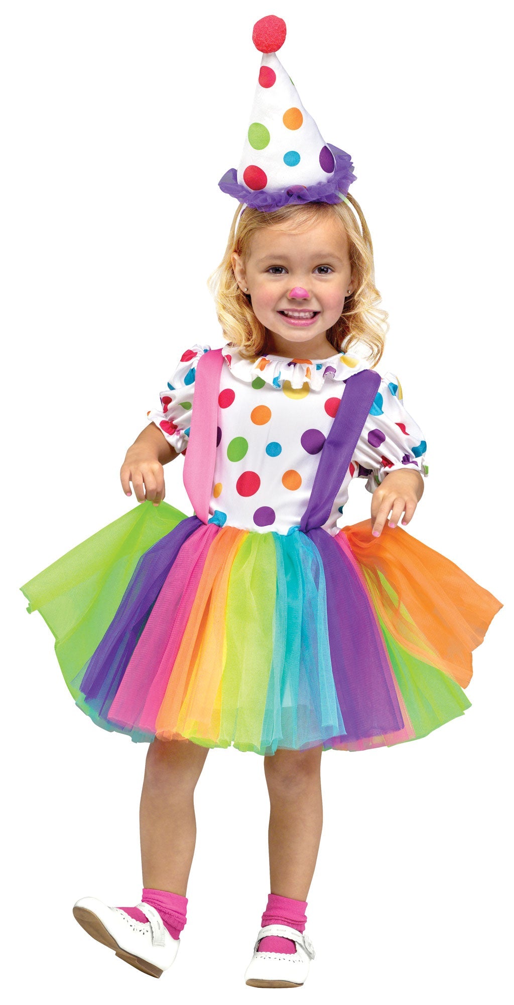 Fun World Girl's Big Top Fun Clown Child Costume by HalloweenStore.com