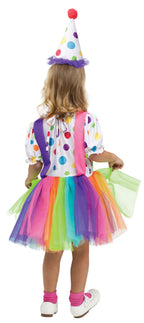 Fun World Girl's Big Top Fun Clown Child Costume by HalloweenStore.com
