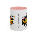 Magic Logo Coffee Mug — "Big Tim's Magic Emporium" Accent Mug (11/15oz) by Printify