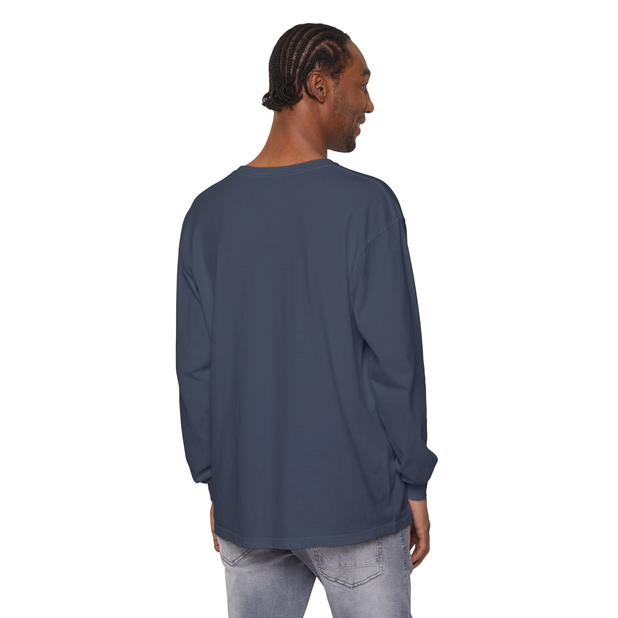 Halloween Magic Long Sleeve Tee — "No Bodies Required" Ghosts Design by Printify