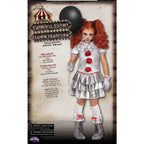 Carnevil Clown Pennywise Girls Costume by HalloweenStore.com