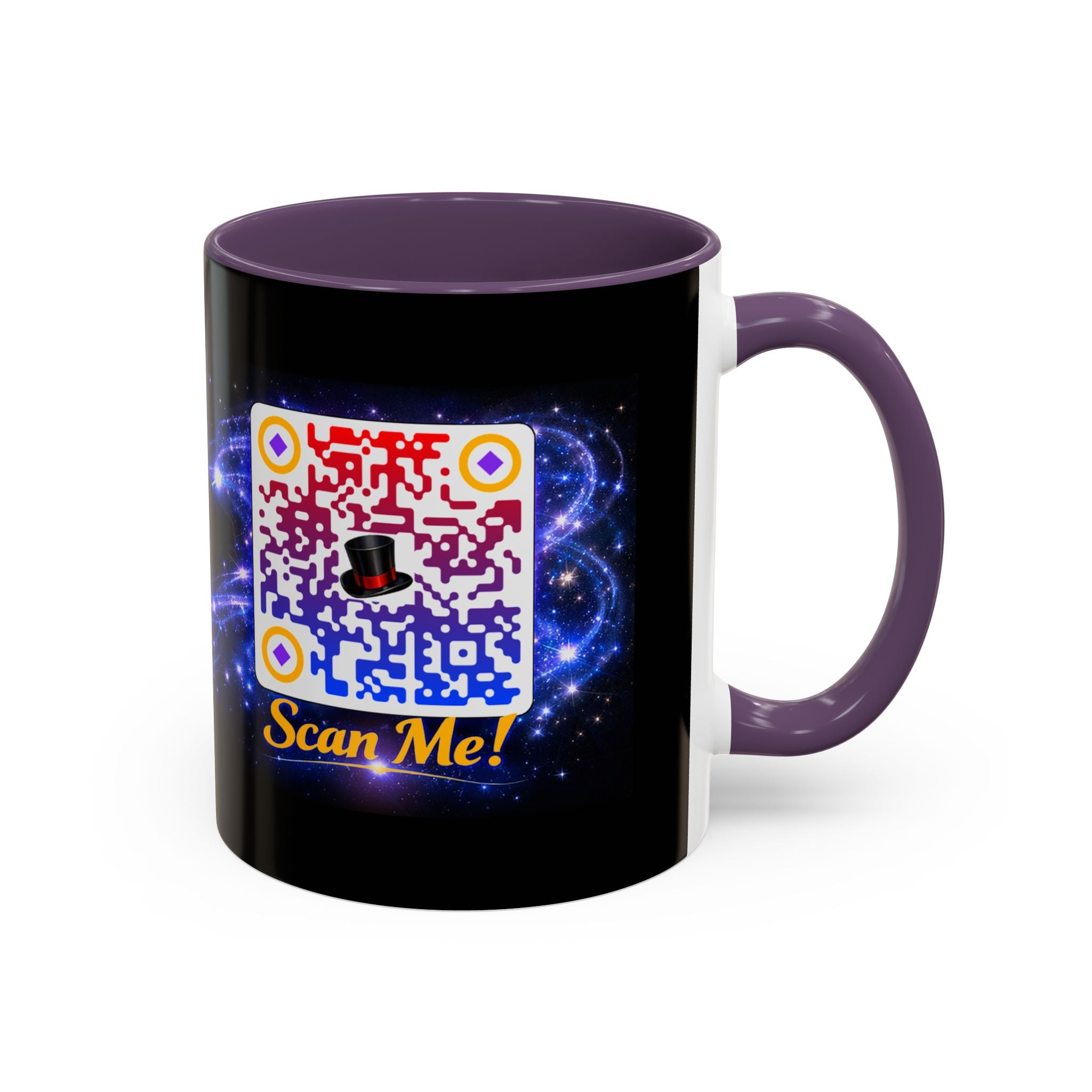 Magic QR Coffee Mug — 'Scan Me!' Mystical Barista Tea & Coffee Cup