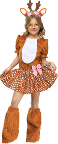Girls Oh Deer Child Costume Cute Animal by HalloweenStore.com