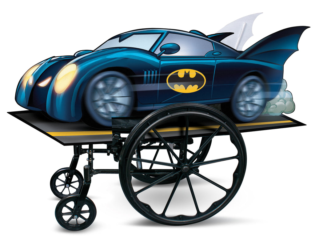 Batman Adaptive Wheelchair Cover Halloween Costume Officially Licensed by HalloweenStore.com