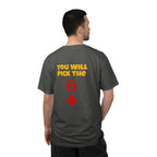 Magic Trick T-Shirt — “You Will Pick the 6” Card Trick Tee by Printify