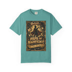 Papa the Magnificent T-Shirt — Vintage Magician Poster Tee for Dads by Printify