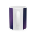 Ceramic Mug — 'Big Tim's Vagmag Emporium' Retro Purple Coffee Cup by Printify