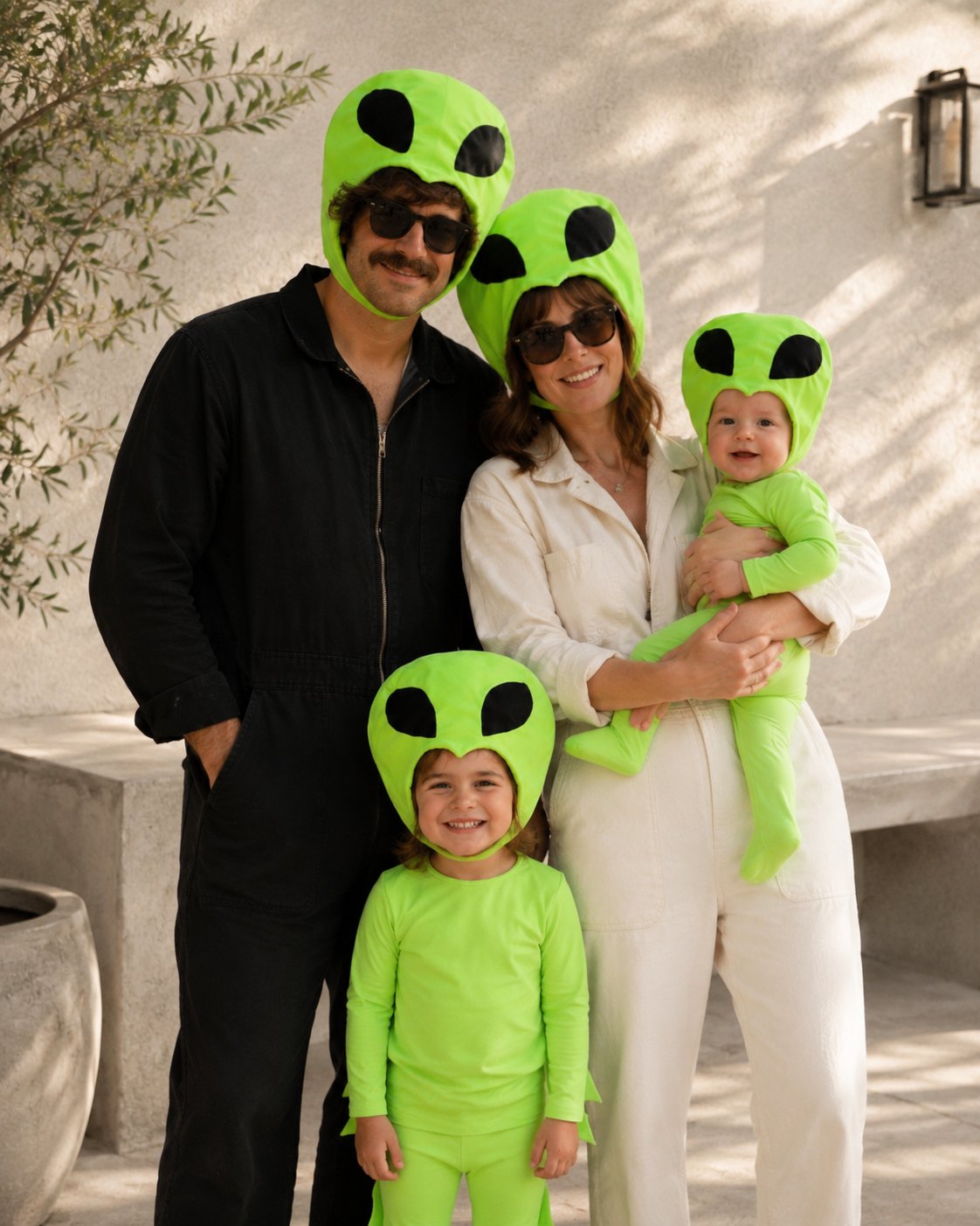Baby Cosmic Green Alien Halloween Costume by Band of the Wild