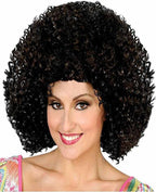 70s Disco Black Wig by Masquerade