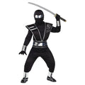 Boy's Silver Mirror Ninja Costume by HalloweenStore.com