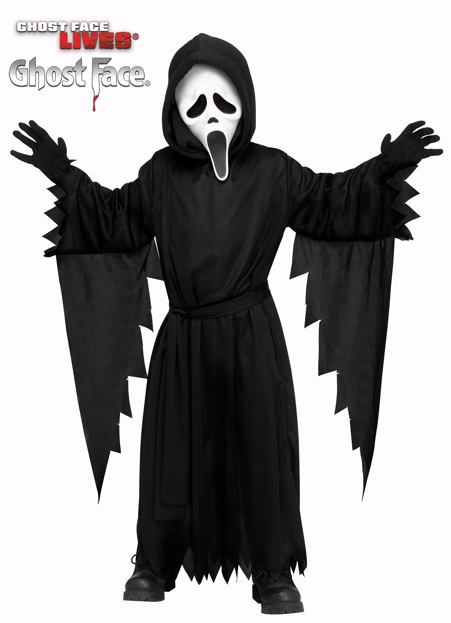 Toddler Boy's Ghost Face Scream Costume by HalloweenStore.com