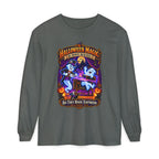Halloween Magic Long Sleeve Tee — "No Bodies Required" Ghosts Design by Printify