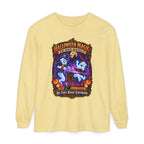 Halloween Magic Long Sleeve Tee — "No Bodies Required" Ghosts Design by Printify