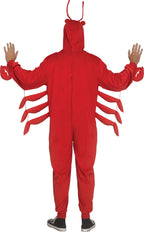 EZ Lobster Jumpsuit Adult Unisex Costume by HalloweenStore.com