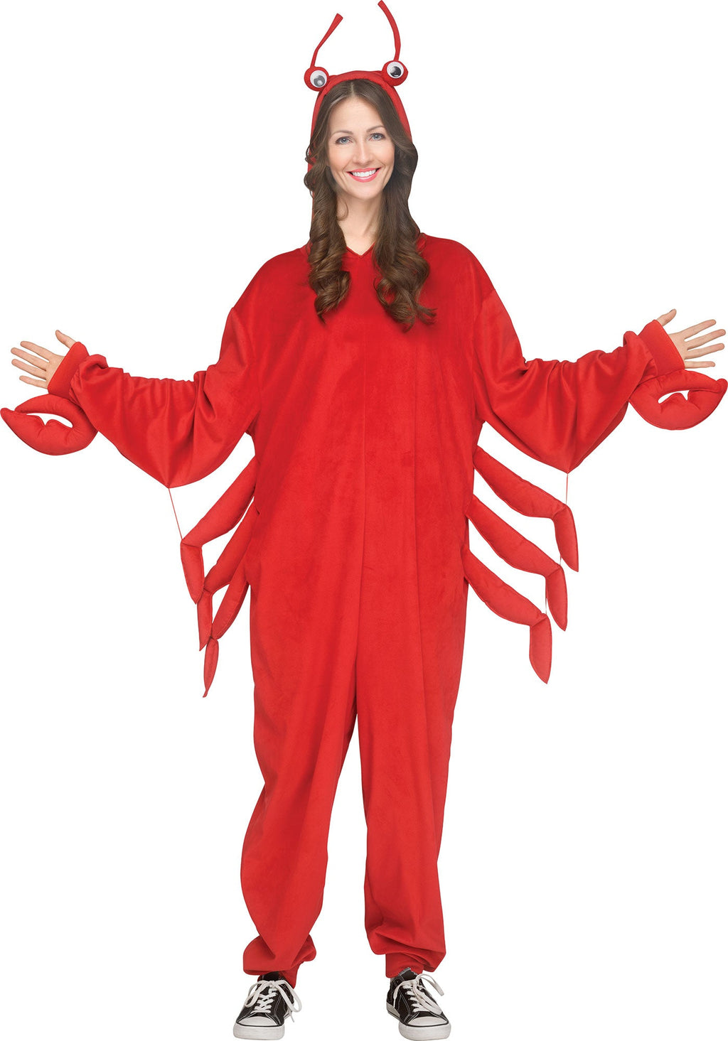 EZ Lobster Jumpsuit Adult Unisex Costume by HalloweenStore.com