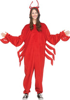 EZ Lobster Jumpsuit Adult Unisex Costume by HalloweenStore.com